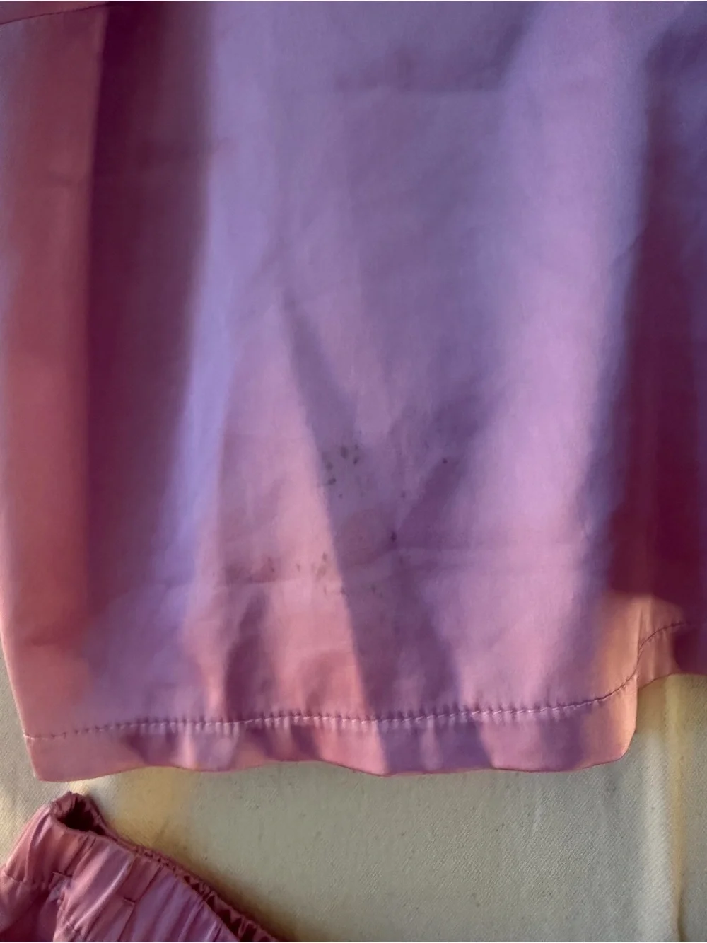 Colsie Lavender Satin Cami & Shorts Set